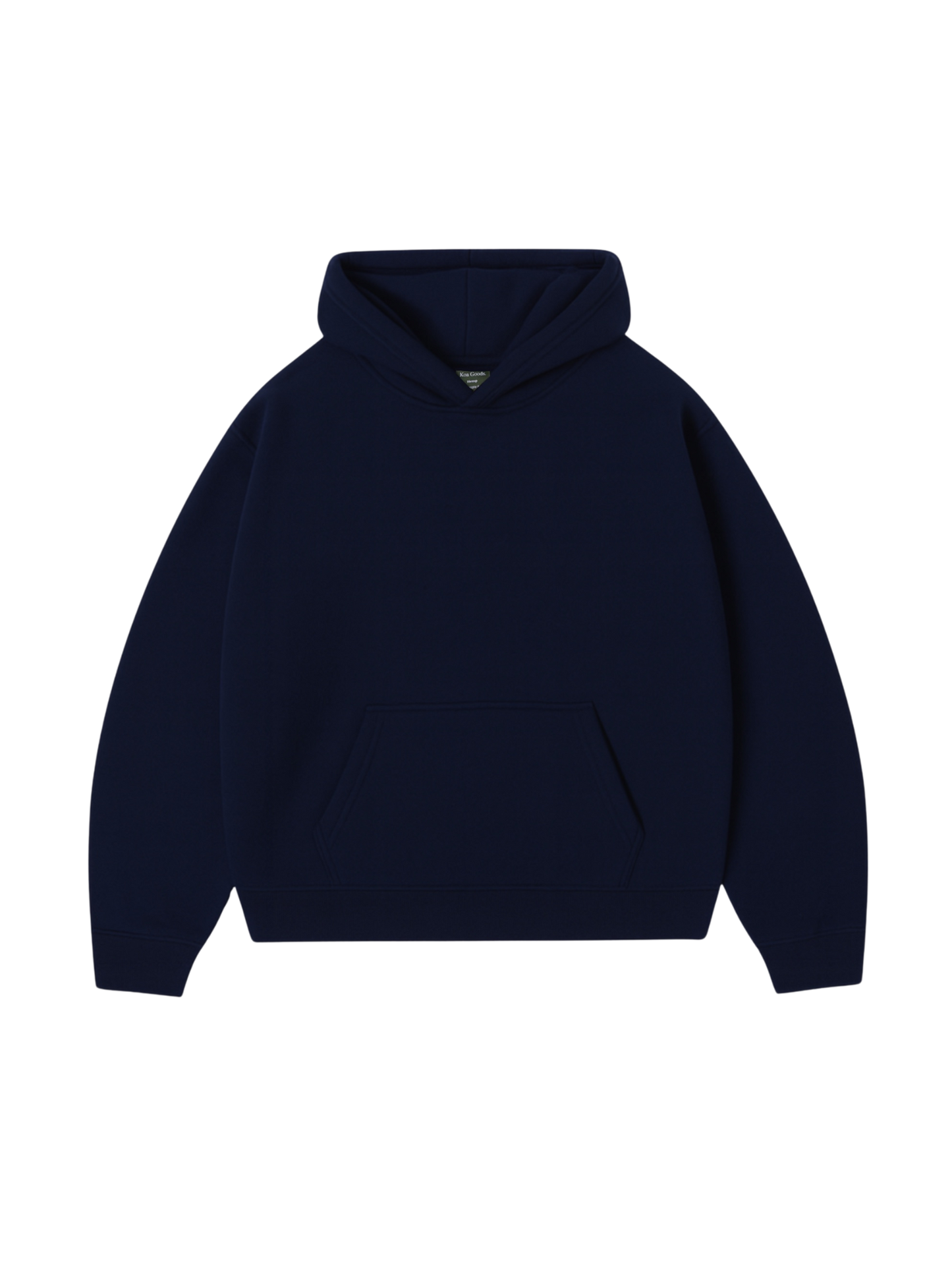 Heavyweight Hemp Hoodie - Petrol Blue