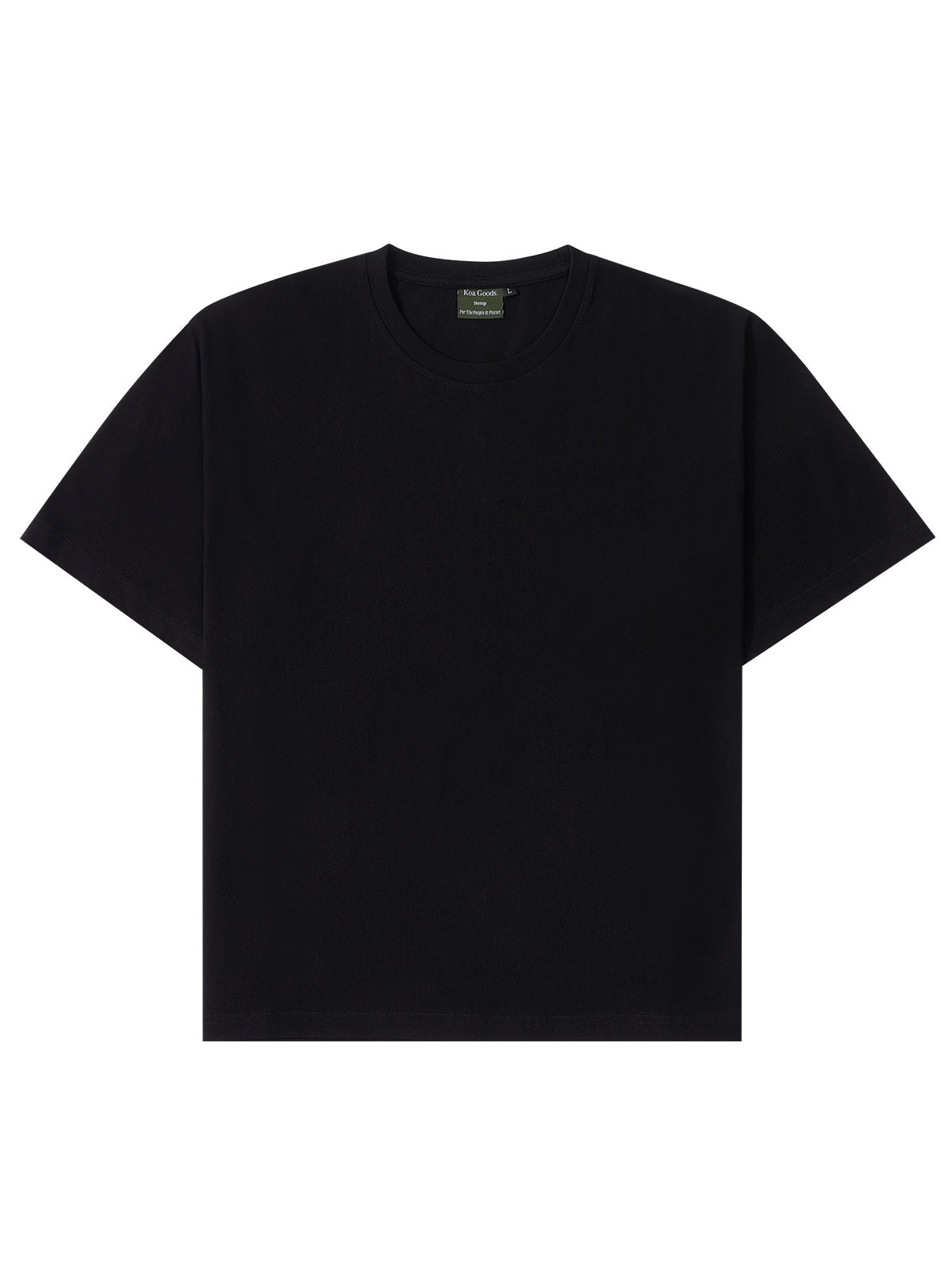 K*u様 Hemp Cotton Micro Border Tee BLACK K*u様 Hemp Cotton Micro Border Tee BLACK Project 001: Midnight