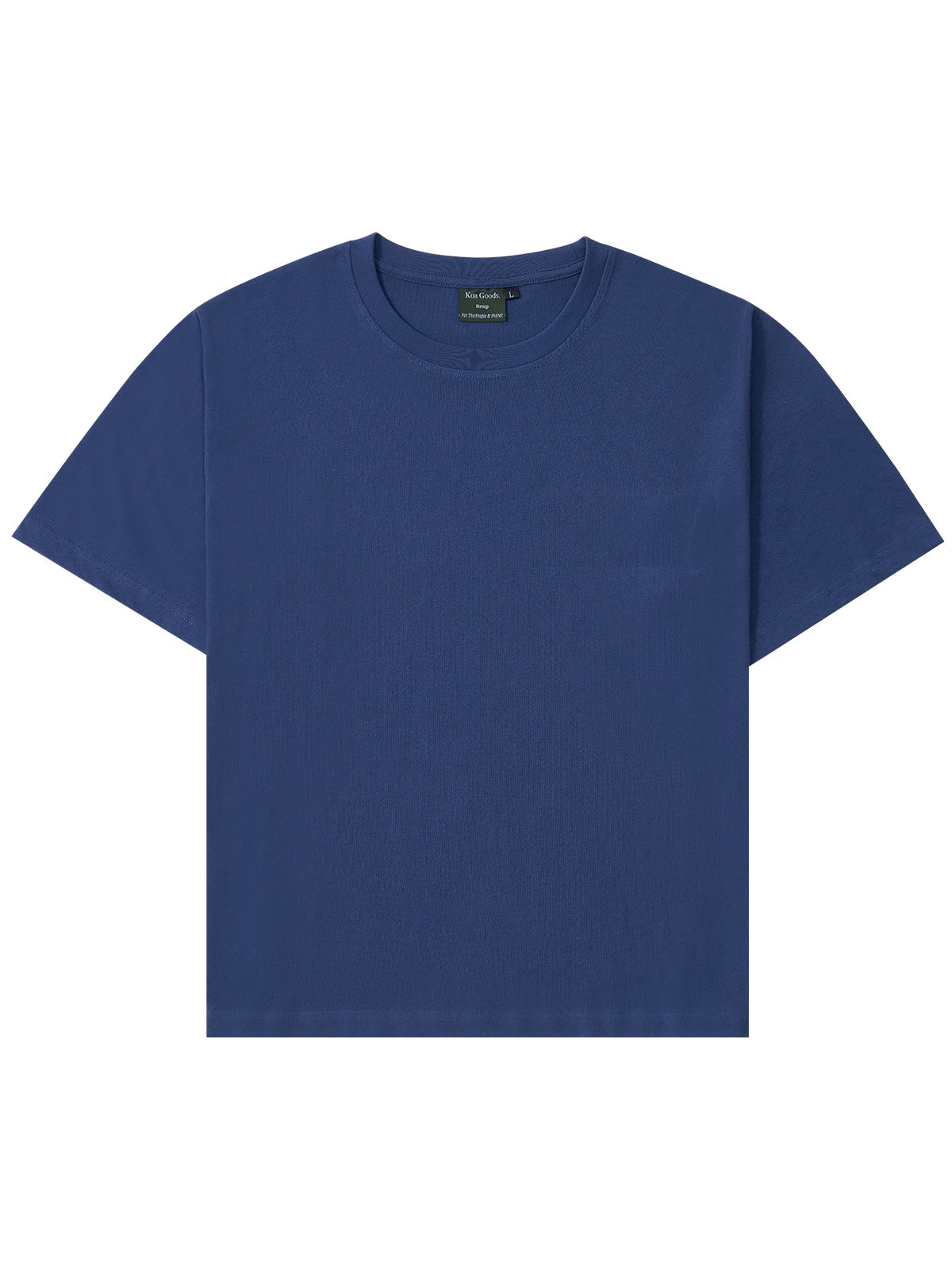 Classic Hemp Tee - Petrol Blue