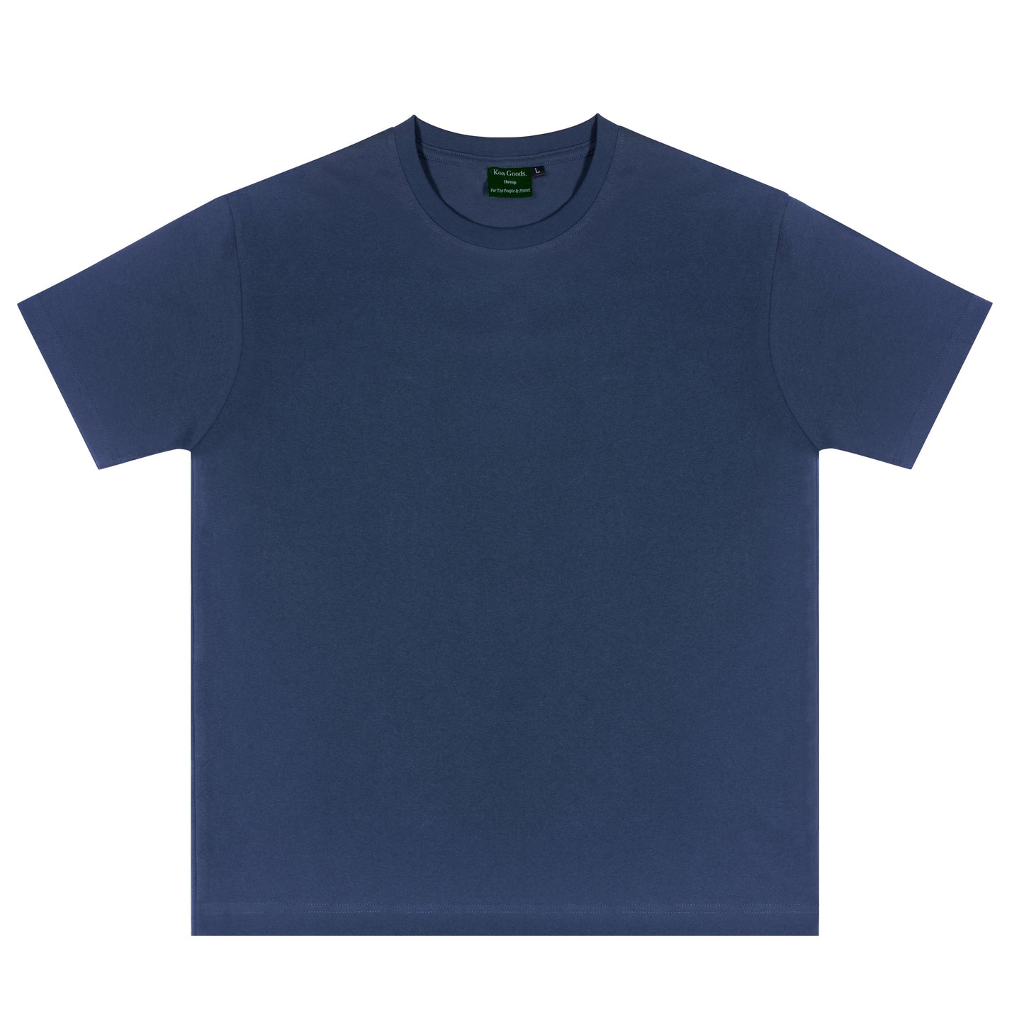 Classic Hemp Tee - Petrol Blue