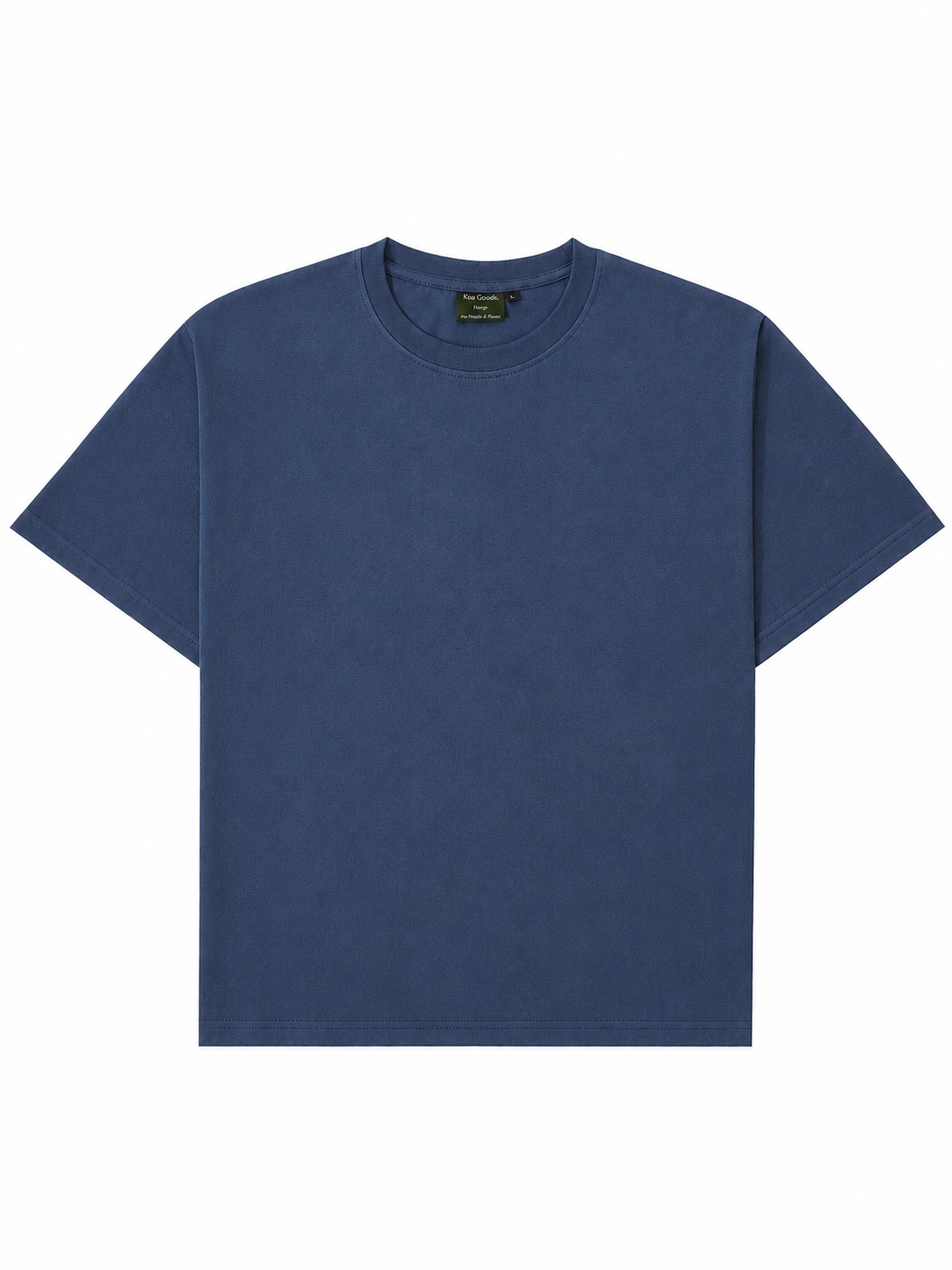 Classic Hemp Tee - Petrol Blue