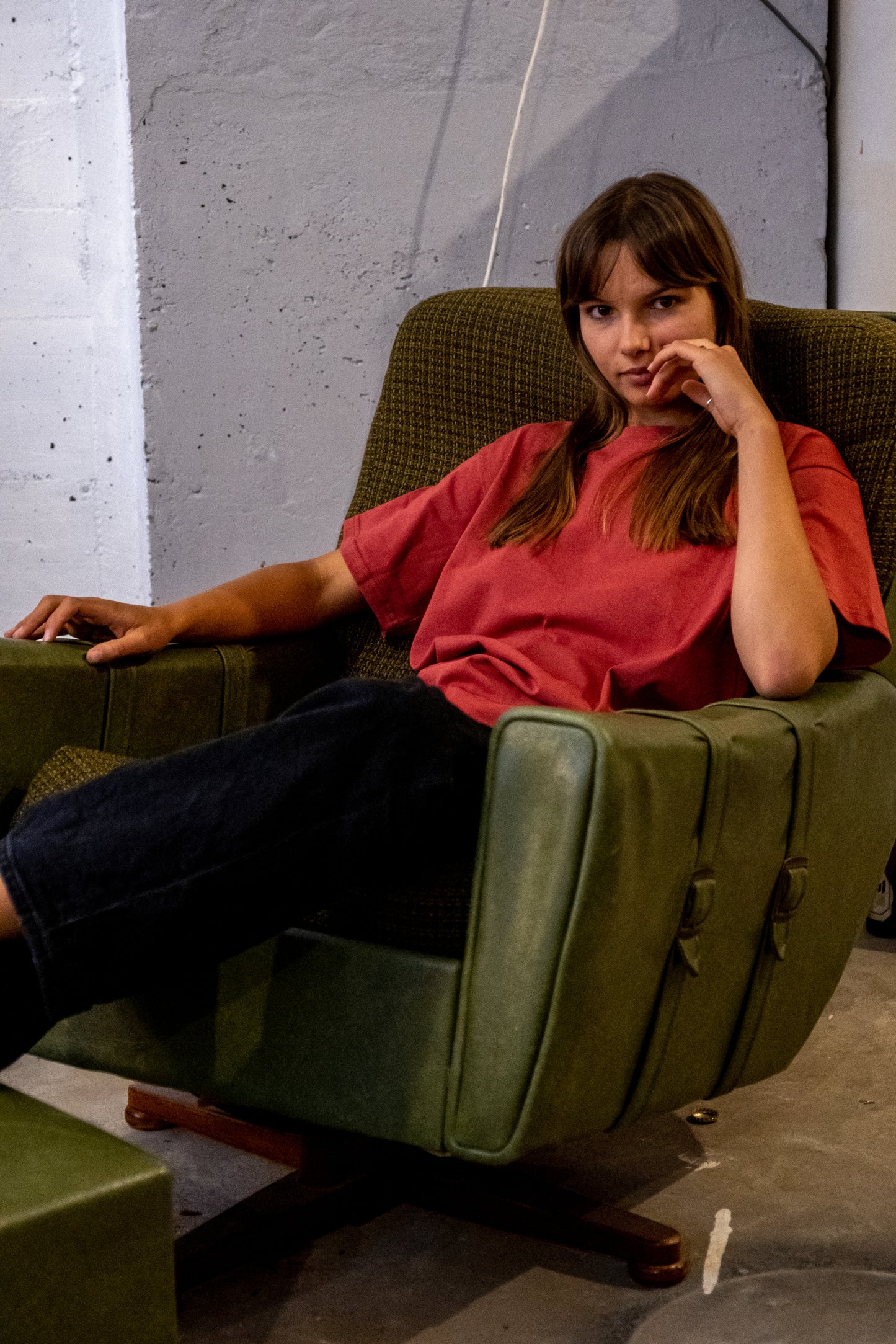 Organic Hemp SS - Dusky Scarlett