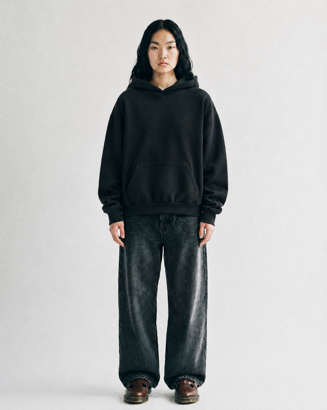 Heavyweight Hemp Hoodie - Black