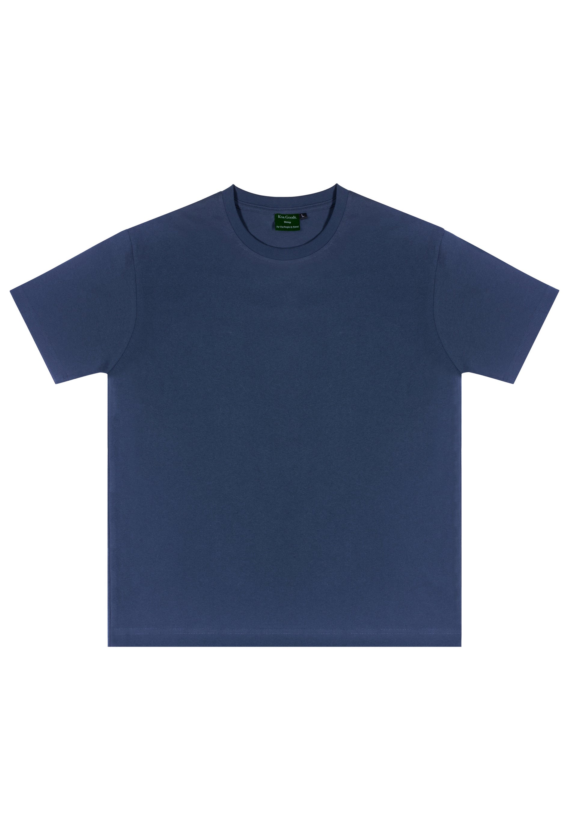 Classic Hemp Tee - Petrol Blue