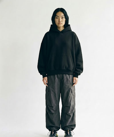 Heavyweight Hemp Hoodie - Black