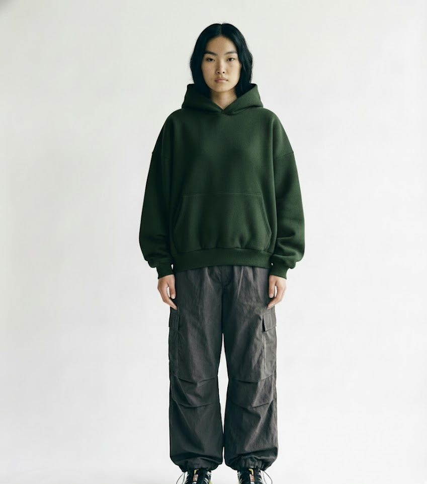 Heavyweight Hemp Hoodie - Dark Pine