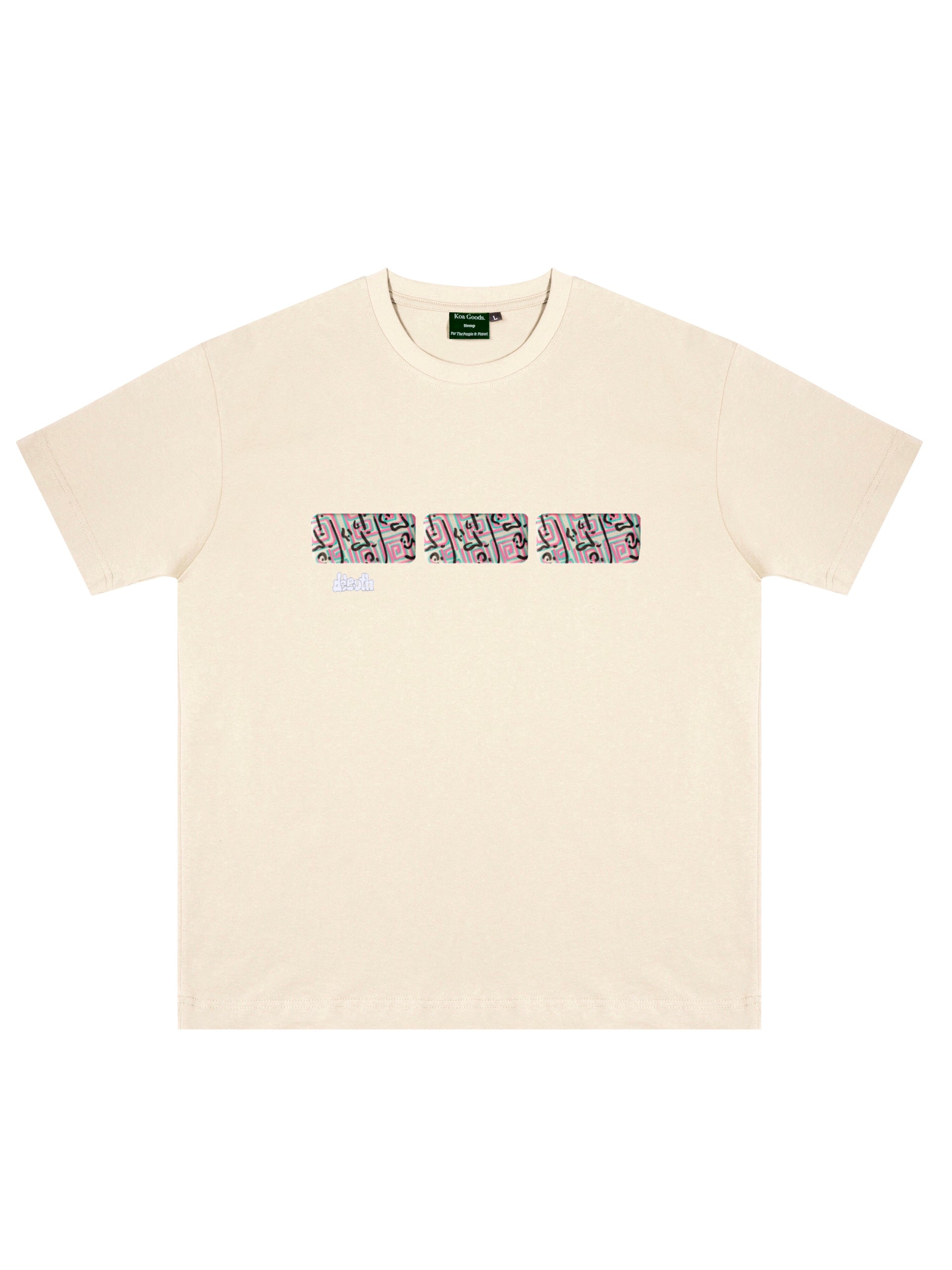 Deleuth - Triplets | Classic Hemp Tee - Off White